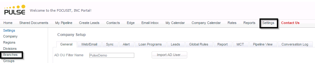 How to add folders from Calyx to Pulse